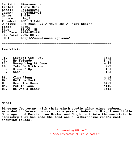 NFO for the release Dinosaur_Jr.-There_Near-(JAG480LP-C1)-LIMITED_EDITION-LP-2026-DALiAS by DALiAS