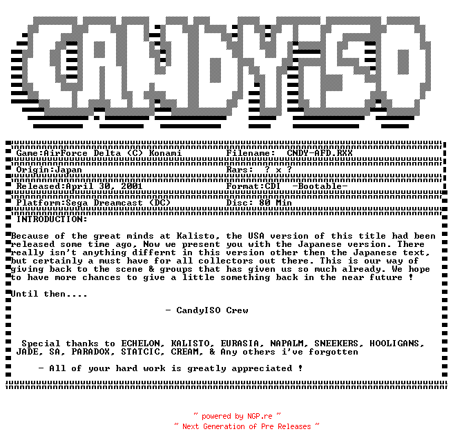 NFO for the release Air_Force_Delta_JAP_DC-CANDYISO by CANDYISO